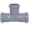 Тройник D 50 90˚ трехраструбный РТП